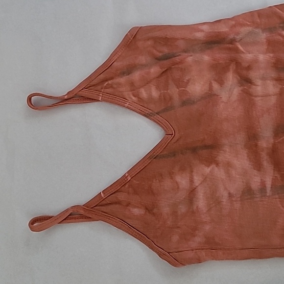 NWT Olivaceous Boho Small Rust Tie Dye Bodysuit - Picture 3 of 11